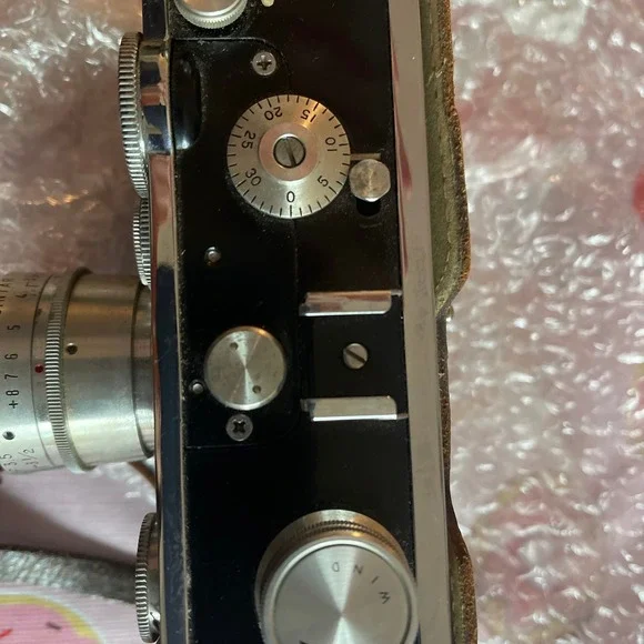 Vintage Argus C3 The Brick Tan Rangefinder Camera Cintar 50mm f/3.5 ^^^ - Picture 5 of 8